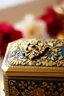 Placeholder: "Ukrainian ornament on a jewelry box."