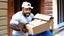 Placeholder: suspiciously looking Tyrone sneaking away holding very small package from apartment mailboxes