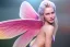 Placeholder: beautiful fairy very etheric, nice smiling, long blond hair, magic glamour pink make up, delicate colors, complete vision of very transparent and big wings, beautiful glamour transparent dress, ultra sharp focus, 8k, unreal engine 5, extremely sharp detail, light effect, soft light atmosphere, smooth, full of details, face in front, complete vision of face and hair and of the body