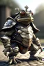 Placeholder: A toad wearing knight armor