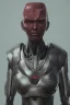 Placeholder: Portrait of a futuristic robot ninja, cinematic