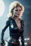 Placeholder: younger sharon stone as evil queen in leather, busty, cleavage, angry, stern look, unreal 5, octane render,cinema4d, dynamic lighting, dramatic lighting, 4k, redshift render, highly detailed, hyper realistic