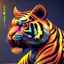 Placeholder: cyber tiger in 3d