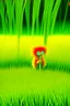 Placeholder: The lorax eating grass