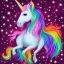 Placeholder: a magical sparkly unicorn