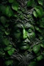 Placeholder: green man face with branches