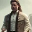 Placeholder: Full body, 3d render, Brad pitt 1800's men style, 1800's hair style, 1800's men clothes style, hyper realistic, octane render, unreal engine 5, 8k, palace background, uhd