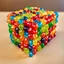 Placeholder: Rubic's cube made out of jellybeans