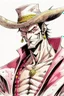 Placeholder: Portrait of Dracule Mihawk, from One Piece manga