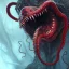 Placeholder: red, monster, tentacles, teeth, horror, detailed, realistic, gore, eyes, 8K, fantasy, scary, demonic, hyperrealism, huge, blood, creature, highly detailed, volumetric lighting