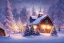 Placeholder: A cute barn, December, snow, Pixar, Dreamworks, Disney, 3D, C4D