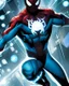 Placeholder: spider-man as DC blue lantern