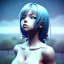 Placeholder: washboardpunk anime girl, landscape, hyper detailed, octane render, 8k, anime style