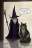 Placeholder: Wizard,snakebat and fat cat, add some fucking realism with no mutants, and a foggy background, and shiny tiled floor, and speechbubble saying "We are gonna tickle you."