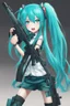 Placeholder: hatsune miku with a ak-47