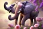 Placeholder: big flower blossom and elephant