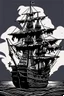 Placeholder: Jolly Roger on a pirate ship