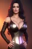 Placeholder: Lisa Ann as evil queen in black leather gown, angry, busty, curvey, cleavage, unreal 5, octane render,cinema4d, dynamic lighting, dramatic lighting, 4k, redshift render, highly detailed, hyper realistic