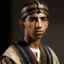 Placeholder: young egyptian nobleman with sharp features industrial era