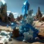 Placeholder: 3d, crystal-like, odd objects in an odd environment, desert, masterpiece, good quality, intricate details, high quality, Yves Tanguy, best quality, 8k, in focus, sharp focus, DVD Screengrab, fantasy, sci-fi, cinematic, photorealism, octane render, frostbite, 8k, cinematic, unreal engine, bokeh, vray, houdini render, quixel megascans, arnold render, 8k uhd, raytracing, cgi, lumen reflections, cgsociety, ultra realistic, cinema4d, studio quality, highly detailed