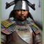 Placeholder: Guerreiro samurai afro