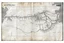 Placeholder: a scan of an ancient North American Cree printed road map of a fictional place that was black and white but has since been stained and weathered, uses Cree Syllabic for text