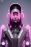 Placeholder: Portrait, Front image, rabbit mask helmet, cyberpunk Asian woman, black pink color, latex dress, highly detailed, concept art, smooth, unreal engine 5, god rays, ray tracing, RTX, lumen lighting, ultra detail, volumetric lighting, 3d, finely drawn, high definition, high resolution.