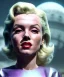 Placeholder: Ultra Realistic retro sci-fi scene, portrait, 2 blonde woman clones, sweet young Marilyn Monroe face, perfect iris, tight latex coat, helmet, Strange planet background. Spaceship, fog, rain, soft color, highly detailed, unreal engine 5, ray tracing, RTX, lumen lighting, ultra detail, volumetric lighting, 3d, finely drawn, high definition, high resolution.