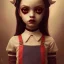 Placeholder: Jenna ortega as wednesday with wednesday addams dress, overknee socks, painted by artgerm and tom bagshaw, fantasy art, dramatic lighting, highly detailed oil painting, volumetric lighting