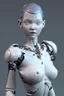 Placeholder: complex-3d-render-ultra-detailed-of-a-beautiful-porcelain woman-android body cyborg-roboti-