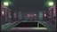 Placeholder: desolate dark arcade, horror, no humans