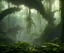 Placeholder: Photographie de la jungle équatoriale, forêt luxuriante, hdr, 16k, octane effect rendering 3d zoom, très détaillé, très intriqué, très réaliste, ambiance dangereuse, cinema 4d, unreal engine