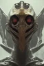 Placeholder: evil scarab alien, brutal face, tron, head, burn eyes, 8k, finely detailed, dark light, photo realistic, hr giger, cyberpunk