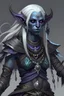 Placeholder: half female drow shaman