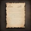 Placeholder: Hyper realistic love letter with script font on a vintage paper with dark background