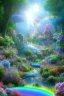 Placeholder: verybeautiful-magical-garden-of-the-angelic-kingdom-blue-and-pink-plants-and-trees-small-river-sunshine-flowers-haze-thumb-rainbow-ufo-bright-colors