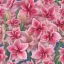 Placeholder: A highly detailed oil painting of intricate Amaryllis flowers, seamless pattern, Baroque