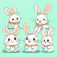 Placeholder: cute bunnies cartoon