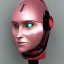 Placeholder: female robot frisky face