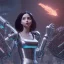 Placeholder: Alita battle angel, bar fight scene