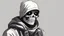 Placeholder: guy with a skull ski mask drawn my Naohiro Shintani