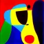 Placeholder: portrait of a woman joan miro style