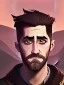 Placeholder: Portrait of a 30 year old strange gay wizard like Jake Gyllenhaal