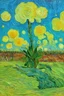 Placeholder: To dream big again, consciously let go of your baggage to create new dreams; Post-Impressionism in the style of Van Gogh