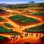 Placeholder: Quadro da seca do sertão brasileiro,cultura, pintado com cores a óleo Ultra realista, Ultra detalhista, belíssima,lindíssima,tonalidade aconchegante glamuroso, radiante, com suavidade e tons mais profundo em 3D
