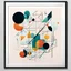 Placeholder: Geometric messy modernism is a fine art print of original, minimalist illustration