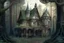 Placeholder: victorian fantasy house surrounded by forest