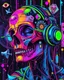 Placeholder: Surrealism Collage Techno Surrealism Art Work Neons fluorescent colors colorful,find details