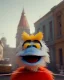 Placeholder: hybrid character, Sesame Street muppet head with body man, police dress, Wes Anderson style, concept art, smooth, unreal engine 5, god lights, ray tracing, RTX, lumen lighting, ultra detail, volumetric lighting, 3d.