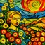 Placeholder: no to violence against women, VINCENT VAN GOGH style